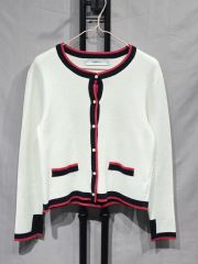 ZARA レディース パール ボタン ニットカーディガン 90