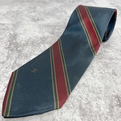 【CHANEL】シャネル ココマーク CCロゴ レジメンタル柄ネクタイ ブルーグレー ボルドー グリーン シルク100% イタリア製 メンズ ビジネス
