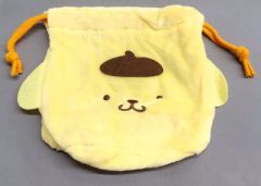 【中古】バッグ ポムポムプリン 「サンリオキャラクターズ ふわふわフェイス巾着」