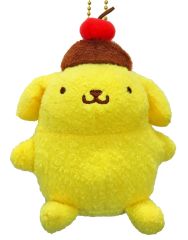 【中古】ぬいぐるみマスコット・ぬいぐるみバッジ ポムポムプリン(さくらんぼ) マスコットコレクション 「サンリオキャラクターズ」