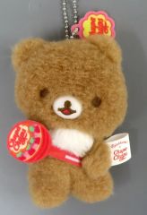 【中古】ぬいぐるみマスコット・ぬいぐるみバッジ チャイロイコグマ マスコットキーチェーン 「リラックマ×チュッパチャプス」