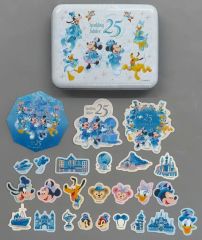 【中古】シール・ステッカー 集合 シールセット(25枚セット) 「東京ディズニーシー25周年 “スパークリング・ジュビリー”」 東京ディズニーシー限定