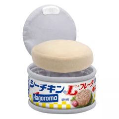 【中古】ぬいぐるみマスコット・ぬいぐるみバッジ シーチキンLフレーク 「アートユニブテクニカラー はごろもフーズ ふわふわぬいぐるみマスコット」