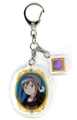 【中古】キーホルダー 暁美ほむら 「魔法少女まどか☆マギカ ～Girls Party～ in BOX cafe＆space 2連アクリルキーホルダー」