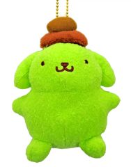 【中古】ぬいぐるみマスコット・ぬいぐるみバッジ ポムポムプリン(抹茶) マスコットコレクション 「サンリオキャラクターズ」