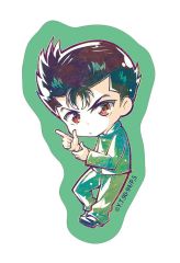 【中古】シール・ステッカー 浦飯幽助 デフォルメAni-Art ダイカットステッカー 「TVアニメ 幽☆遊☆白書」