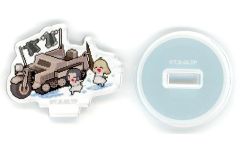 【中古】アクリルスタンド・アクリルパネル チト＆ユーリE ミニアクリルフィギュア 「くじメイト×DRAW!DRAW! 少女終末旅行 オンラインくじ」 D-9賞