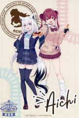 【中古】ポストカード 白上フブキ＆宝鐘マリン 描き下ろしポストカード 「バーチャルYouTuber ホロライブ hololive SUPER EXPO 2024 後夜祭」 東京・愛知会場グッズ購入特典