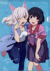 【中古】クリアファイル 羽川翼 オリジナルA4クリアファイル 「＜物語＞シリーズ×ローソン」 対象商品購入特典