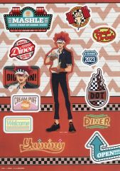 【中古】シール・ステッカー ドット・バレット ダイカットステッカー 「マッシュル-MASHLE- in E-DINER PUMP UP DINER」