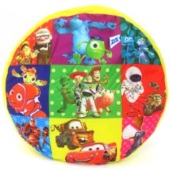 【中古】クッション・抱き枕・本体(キャラクター) ディズニー・ピクサー ハイパージャンボラウンドクッション