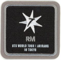 【中古】シール・ステッカー アールエム(BTS/防弾少年団) ワッペンステッカー Tokyo 「BTS WORLD TOUR ‘ARIRANG’ IN JAPAN」