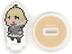 【中古】アクリルスタンド・アクリルパネル ユーリA ミニアクリルフィギュア 「くじメイト×DRAW!DRAW! 少女終末旅行 オンラインくじ」 D-2賞
