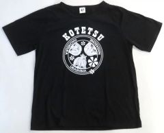 【中古】Tシャツ 蜂須賀虎徹＆浦島虎徹＆長曽祢虎徹 プリントTシャツ ブラック Lサイズ 「刀剣乱舞-ONLINE-×しまむら」