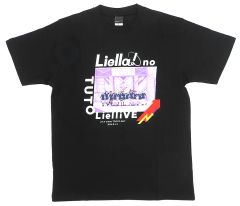 【中古】Tシャツ ロゴ Tシャツ ブラック Lサイズ 「ラブライブ!スーパースター!! Liella!のちゅーとりえらいぶ!! 2026」
