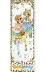 【中古】キャラカード 南みれぃ＆新条ひなき 「アイカツ!×プリパラ THE MOVIE -出会いのキセキ!- ガーデンパーティー in Tree Village ホロ箔ロングクリアシートコレクション」