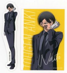 【中古】シール・ステッカー 無陀野無人 ステッカー2枚セット 「公式オンラインくじ 桃源暗鬼 ～code：suit～」 D-2賞
