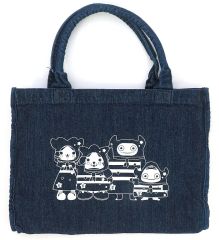 【中古】バッグ 集合 セーラーレインコートマスコット デニムトートバッグ 「横浜DeNAベイスターズ」