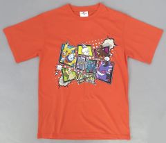 【中古】Tシャツ 集合 Tシャツ オレンジ Sサイズ 「ポケットモンスター ポケモン・アンストッパブル・ハロウィーン・パーティ」 ユニバーサル・スタジオ・ジャパン限定