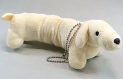 【中古】ぬいぐるみマスコット・ぬいぐるみバッジ クリーム 「LONG LONG Dachshund ダックスフンド ぬいぐるみ」