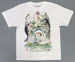 【中古】Tシャツ きのことギュスウオたち Tシャツ バニラホワイト Mサイズ ボリス雑貨店限定