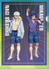 【中古】クリアファイル 2.凪誠士郎＆御影玲王 A4クリアファイル 「ブルーロック×JOYSOUND」