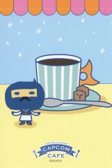 【中古】キャラカード ござるっち ブロマイド風ポストカード 「CAPCOM CAFE×たまごっちのプチプチおみせっち」 カフェメニュー利用特典