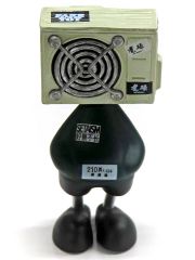 【中古】トレーディングフィギュア SCREW HEAD(モスグリーン) 「スクリューヘッド マスコットフィギュア」