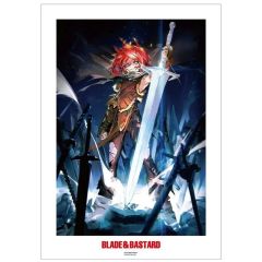 【中古】ポスター A3マット加工ポスター 3巻表紙 「ブレイド＆バスタード」