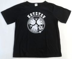 【中古】Tシャツ 蜂須賀虎徹＆浦島虎徹＆長曽祢虎徹 プリントTシャツ ブラック Mサイズ 「刀剣乱舞-ONLINE-×しまむら」