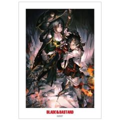 【中古】ポスター A3マット加工ポスター 2巻表紙 「ブレイド＆バスタード」