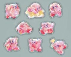 【中古】シール・ステッカー カービィ Kirby SHINY POP オーロラホログラムクリアフレークシール 「星のカービィ」
