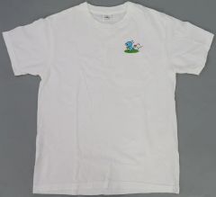 【中古】Tシャツ ぼのぼの＆おんぷくん Tシャツ ホワイト Mサイズ 「ぼのぼの×うたの☆プリンスさまっ♪ UTA☆PRI MASCOT CHARACTERS. POP UP SHOP」