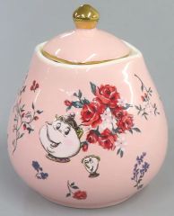【中古】食器 ポット夫人＆チップ シュガーポット 「美女と野獣」