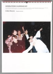 【中古】カレンダー GENERATIONS 2025年 壁掛けカレンダー