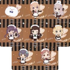 【中古】コースター 全8種セット 特製コースター 「ご注文はうさぎですか?×LATTEST MIZUMACHI コラボカフェ ご注文はリバーサイドカフェですか?」 メニュー注文特典