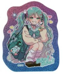 【中古】シール・ステッカー 【シークレット】 初音ミク(しゃがみ) 「初音ミク×100円ショップ 第5弾 Y2K柄 ステッカー」