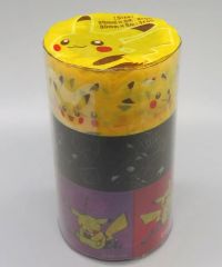 【中古】シール・ステッカー ピカチュウ ダイカットマスキングテープ(3個組) 「ポケットモンスター」 ポケモンセンター限定