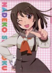 【中古】クリアファイル 千石撫子 オリジナルA4クリアファイル 「＜物語＞シリーズ×ローソン」 対象商品購入特典