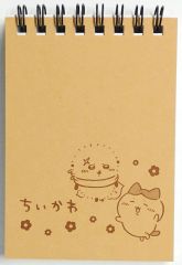 【中古】ノート・メモ帳 ハチワレ＆ラッコ クラフト紙リングメモ帳(縦型) 「ちいかわ なんか小さくてかわいいやつ 100円ショップ 雑貨シリーズ第8弾」