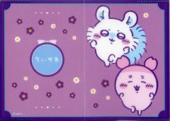 【中古】ノート・メモ帳 モモンガ＆古本屋 A6カバー付きノート 「ちいかわ なんか小さくてかわいいやつ」 100円ショップ限定