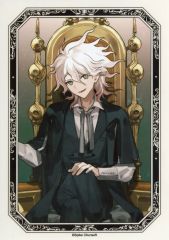 【中古】キャラカード 狛枝凪斗(全身) 「ダンガンロンパシリーズ×およ アニメイトフェア およさんイラスト 玉座ver. トレーディングブロマイド」