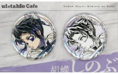 【中古】バッジ・ピンズ 胡蝶しのぶ(B/アップイラスト) ペア缶バッジ 「鬼滅の刃 ufotable CHARACTERS Cafe×ufotable Cafe×マチ★アソビCAFE」 かふぇくじ 胡蝶しのぶ C賞