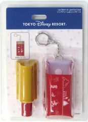 【中古】グッズセット 集合 リップクリーム＆リップケース 「ディズニー」 東京ディズニーリゾート限定