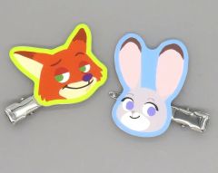【中古】クリップ ジュディ・ホップス＆ニック・ワイルド マルチクリップ 「ズートピア」