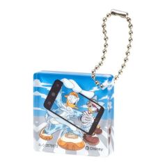 【中古】キーホルダー デザインD 「Disney MICKEY ＆ FRIENDS WITH YOU アクリルブロックチャーム」