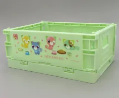 【中古】収納用品 お茶猫 ミニコンテナ 「お茶犬×Seria(セリア)」