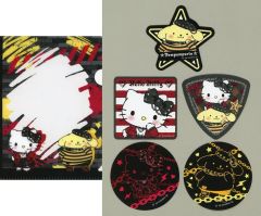 【中古】グッズセット ハローキティ＆ポムポムプリン ミニファイル付きステッカーSET 「Happyくじ Sanrio characters PUNKS Party ～Halloween2026～」 J賞