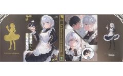 【中古】ブックカバー・栞 [単品] シエスタ＆君塚君彦 文庫箔押しブックカバー 「ライトノベル 探偵はもう、死んでいる。 第3巻 メロンブックス限定版」 同梱特典