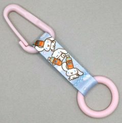 【中古】収納・携帯用アイテム シナモロール ペットボトルホルダー 「サンリオキャラクターズ×伊藤園 健康ミネラルむぎ茶」 対象商品購入特典